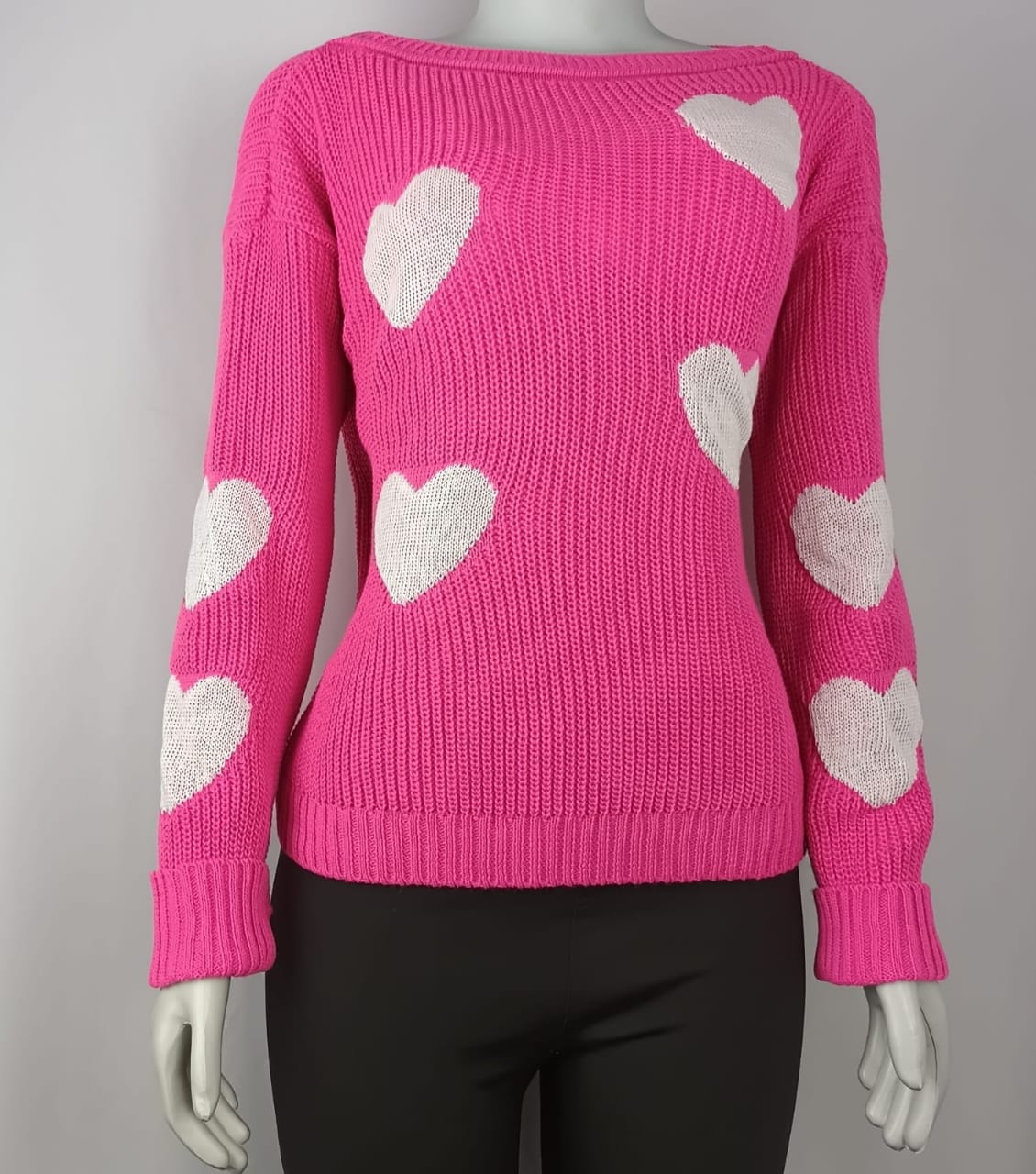 Blusa coração grande