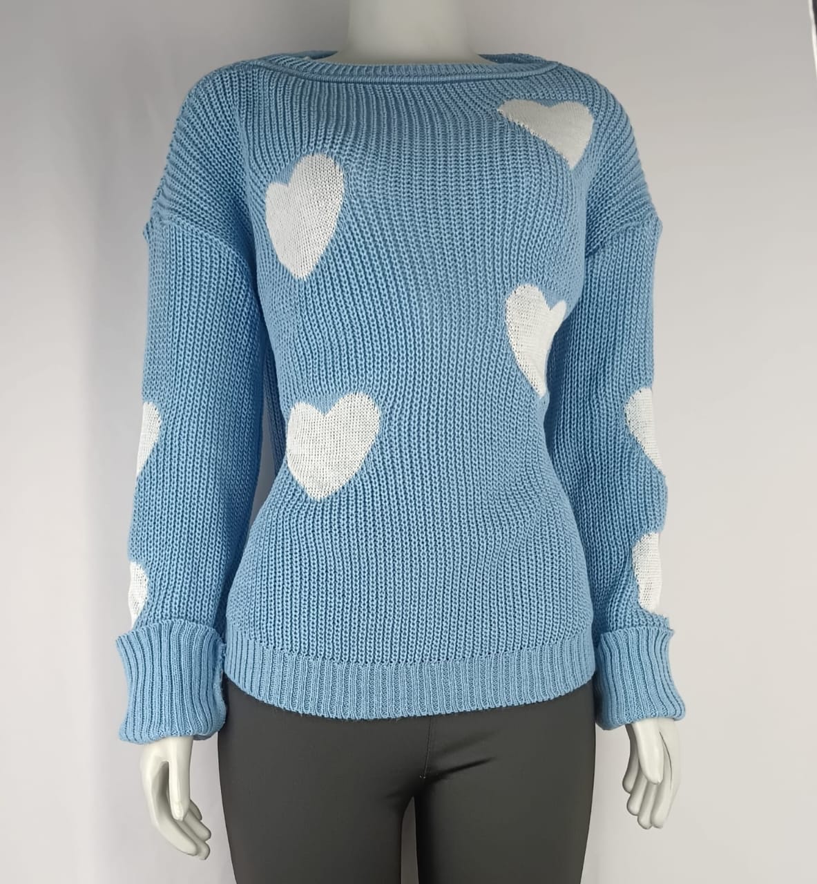 Blusa coração grande